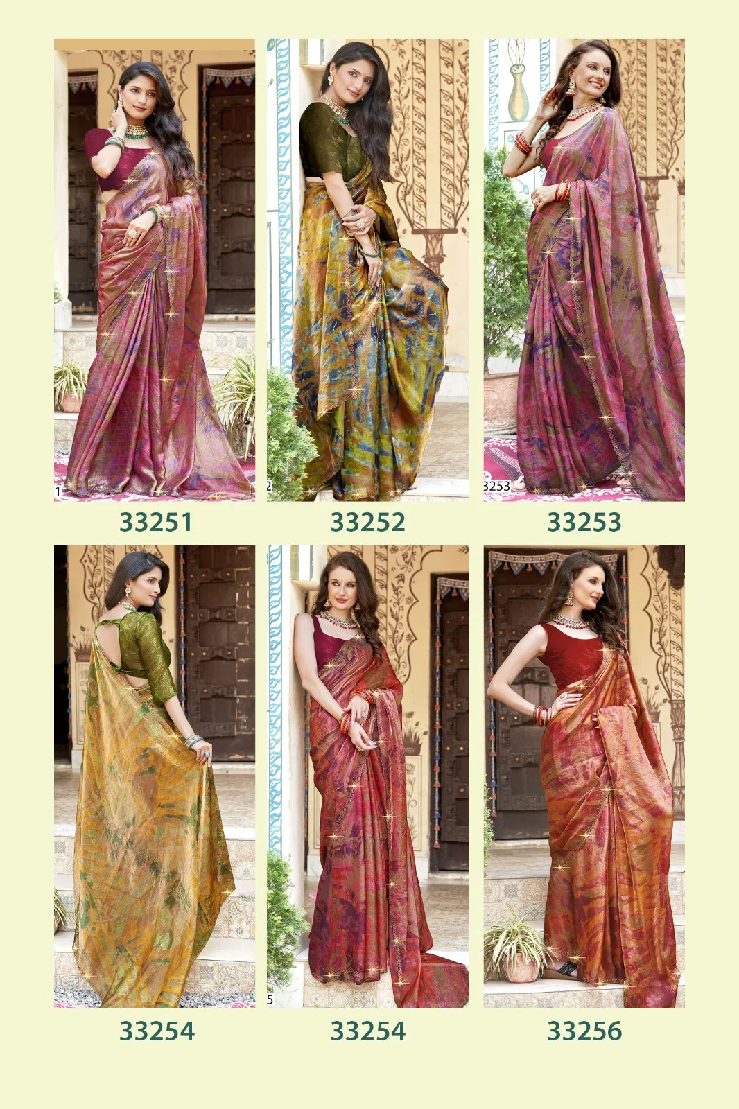 Karuna Vol 9 By Vallabhi Chiffon Printed Wholesale Saree Suppliers In Mumbai